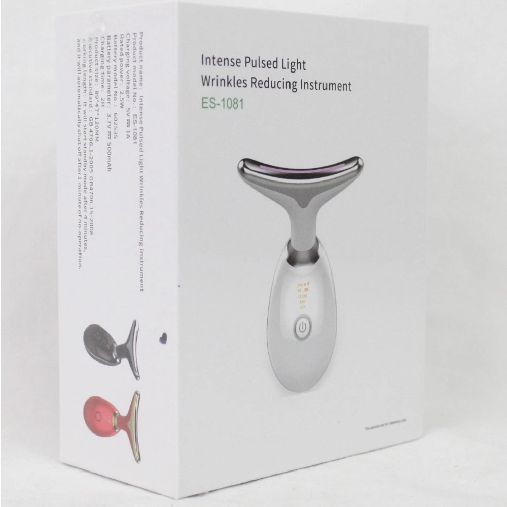 NIB Intense Pulsed LED Light At-Home Skin Care Wrinkle Reducer & Massager - Picture 8 of 9